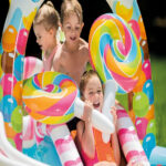 Pileta Tobogan Inflable Zona De Dulces De Playcenter Intex Azul - Image 8