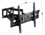 Soporte Para Tv Basculante 32 A 85 Brazo Movil Premium Negro - Image 6