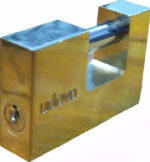 Candado Blindado 80 Mm 3 Llaves Comercios Seguridad Barovo Dorado - Image 4