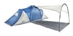 Carpa 9 Personas 3 Dormitorios Con Doble Techo Living Bolso  Azul/blanco