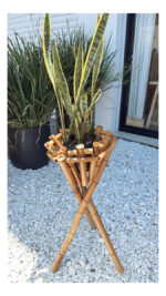 Maceta Macetero Con Auto Riego Porta Maceta Jardín Terraza - Image 3