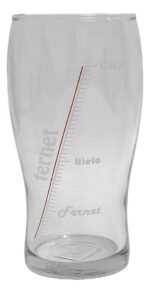 Vaso Fernet Crystal Rock Pinta Decorado Fernerometro 540ml Color Transparente - Image 3