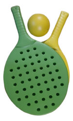 Set De Paletas De Playa + Pelota Beach Ball Calidad Oferta!