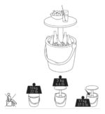 Frapera Heladera Conservadora Keter Bar Portatil Azul Ocean Blue - Image 4