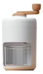 Granizador Trituradora De Hielo Manual Con Cuchillas Inoxidable Blanco