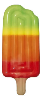 Colchoneta Inflable Bestway Para Pileta Con Forma De Helado Colorido