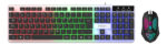 Kit Gamer Teclado Y Mouse Combo Retroiluminado Noga Nkb-100 E Negro