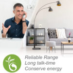 Telefono Inalambrico Con Identificador Botones Grandes Retroiluminados Vtech Vg101 Color Blanco - Image 5