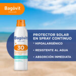 Protector Solar En Spray Continuo Bagóvit Solar Fps 30 Por 170 Gr - Image 3
