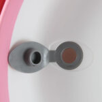 Bañera De Bebe Plegable Ultra Compacta 24 Litros Con Tapon Blanco Y Rosa Lisa - Image 3