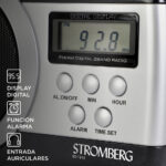 Radio Digital Stromberg Rd-7818 Am-fm Dual - Pila Bateria Y Conexion Color Gris - Image 5