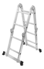 Escalera Multiproposito Reforzada Escalones Calidad Premium Plateado