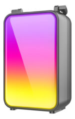 Parlante Noga Inalambrico Portatil Bluetooth Luz Rgb Negro