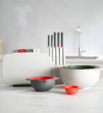 Set 5 Cuchillos Con Base Duo Joseph Joseph Gris - Image 5