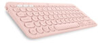 Teclado Logitech Bt Español Multi Dispositivos Perfecto Mac Rosa Español - Image 2