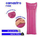 Flotador Inflable Cama Montable Para Piscina Camastro 183 Cm Color Rosa - Image 2