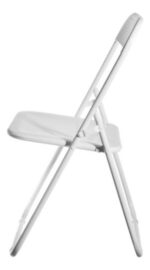 Silla Plegable Metalica Jardin Aire Libre Ramos Mejia Ultimo Modelo + Resistente Blanco Lisa - Image 2