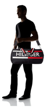 Bolso Tommy Hilfiger De Viaje Original Diseño Calidad Negro Liso - Image 6