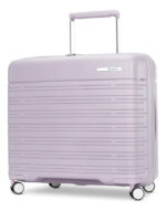Valija Samsonite Reforzada Modelo 2024 Novedad Importada Lila Rayas