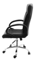 Sillon Ejecutivo Gerencial Respaldo Alto Ecocuero Premium Negro Cuero Sintético - Image 2