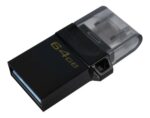 Pen Drive Kingston 64gb Dt Duo Usb Micro Usb Celulares Pc Ultimo Modelo  Negro Liso