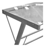 Escritorio De Vidrio Esquinero Reforzado Premium Envio Ramos Transparente - Image 6