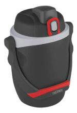 Botella Termo Marca Thermos 1,9l Deportivo 12hs Frio Real ! Color Negro Con Rojo