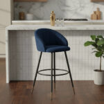 Silla Taburete Elegante Comodo Con Respaldo Calidad Premium