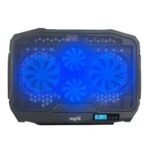 Base Cooler Notebook Hasta 17 Premium 2 Usb + Led Indicador Negro Azul