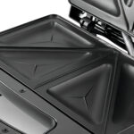 Sandwichera W017 Eléctrica Tostadora Negro Y Acero Inoxidable Winco - Image 12