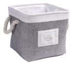 Cesto Canasto De Tela Rectangular Reforzado Calidad Premium