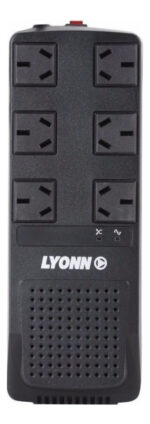 Estabilizador De Tension Lyonn Tca 1200va 6 Tomas Color Negro - Image 4