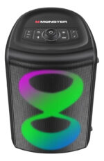 Parlante Monster Bluetooth 80w Portatil Inalambrico Led Rgb Negro - Image 2