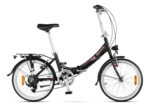 Bicicleta Aurora Rodado 20 Juvenil 6v Doble Suspension  Negro 20 "