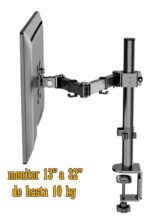 Soporte Tv Kolke Kvs-519 - 1 Brazo - Monitor Hasta 32 Pulgadas Lcd Led Negro - Image 4