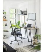 Escritorio Multifuncion Metal Madera Estilo Industrial Ramos Natural - Image 9