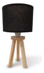 Set X 2 Lampara De Mesa Pantalla Tela 60w E27 Velador Ramos