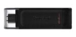 Pen Drive Kingston 3.1 Llavero Usb Tapa Ramos Mejia Calidad Negro Liso