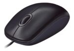 Mouse Logitech Optico Con Cable + 1000dpi Ramos Mejia Ultimo Modelo Negro