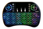 Mini Teclado Inalambrico Con Luz Rgb Smart Android Windows Negro Español Latinoamérica - Image 2