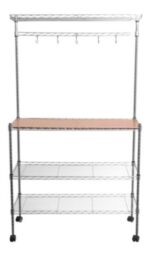 Estanteria 4 Estantes Cromada Barral Cocina Diseño Exclusivo Plateado - Image 2