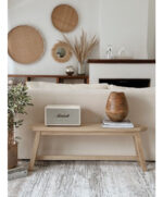 Pie De Cama Banco Madera Maciza De Alamo Premium - Image 4