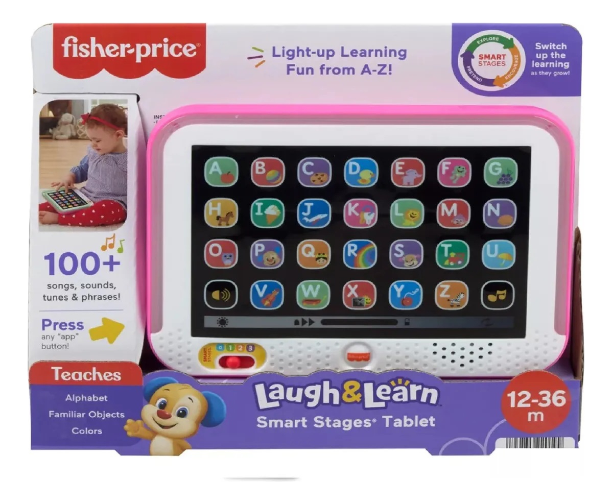 D_NQ_NP_748219-MLA88362034543_072025-F.jpg Fisher Price Tablet Aprendizaje Crece Conmigo Rosa Cmc37 - Image 1