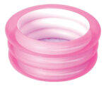 Pileta Inflable Redonda Bestway 51033 De 70cm X 30cm 43l Rosa Bolsa