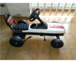 Karting Coche Infantil Auto A Pedal Modelo Retro Ult Diseño Blanco - Image 8