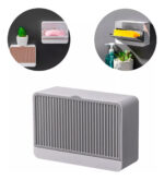 Jabonera Rebatible Autoadhesiva Con Tapa Calidad Premium - Image 3