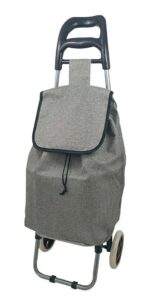Carrito De Compras Con Bolsillos Metal Plegable Con Diseño - Image 3