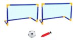 Kit Arcos De Futbol Niños 2 En 1 Pelota +  Estaca + Inflador