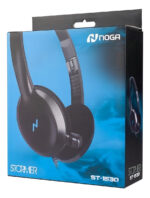 Auriculares Headset Noganet St1530 Para Celular/ps4 Microf Color Negro