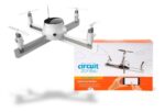 Mini Drone 30 Metros Luz Led Indoor Control En Ramos Mejia! Gris Con Blanco - Image 2